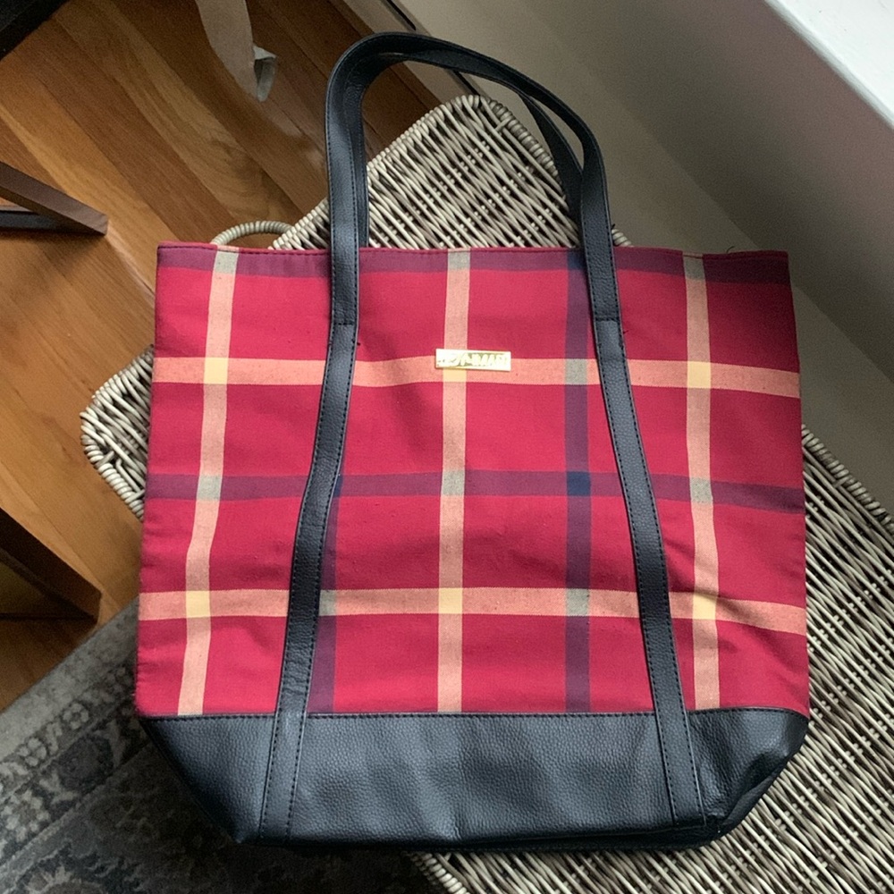 Plaid Tote Bag